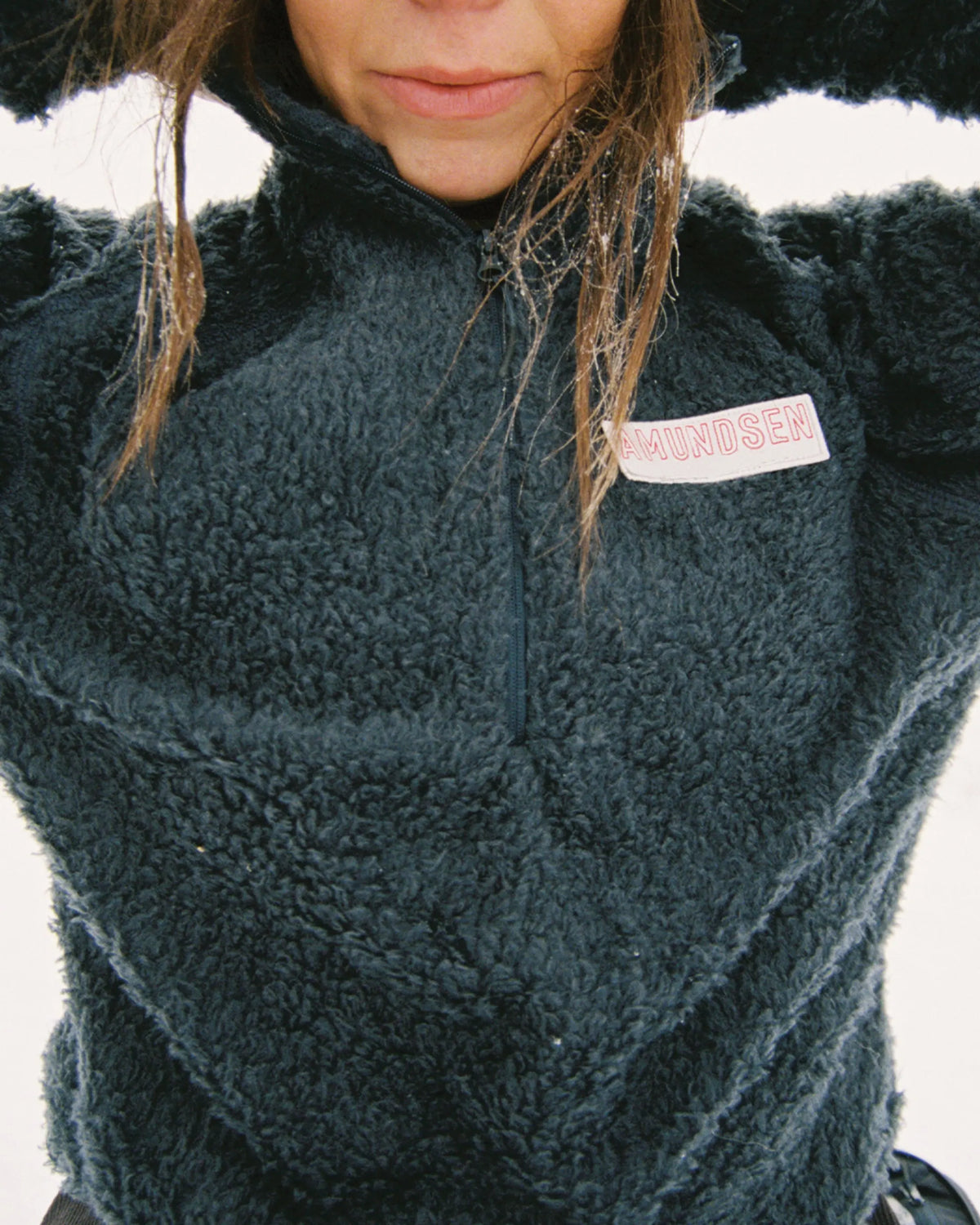 Amundsen Moutain Airy Fleece Half Zip Womens - Anthracite Navy