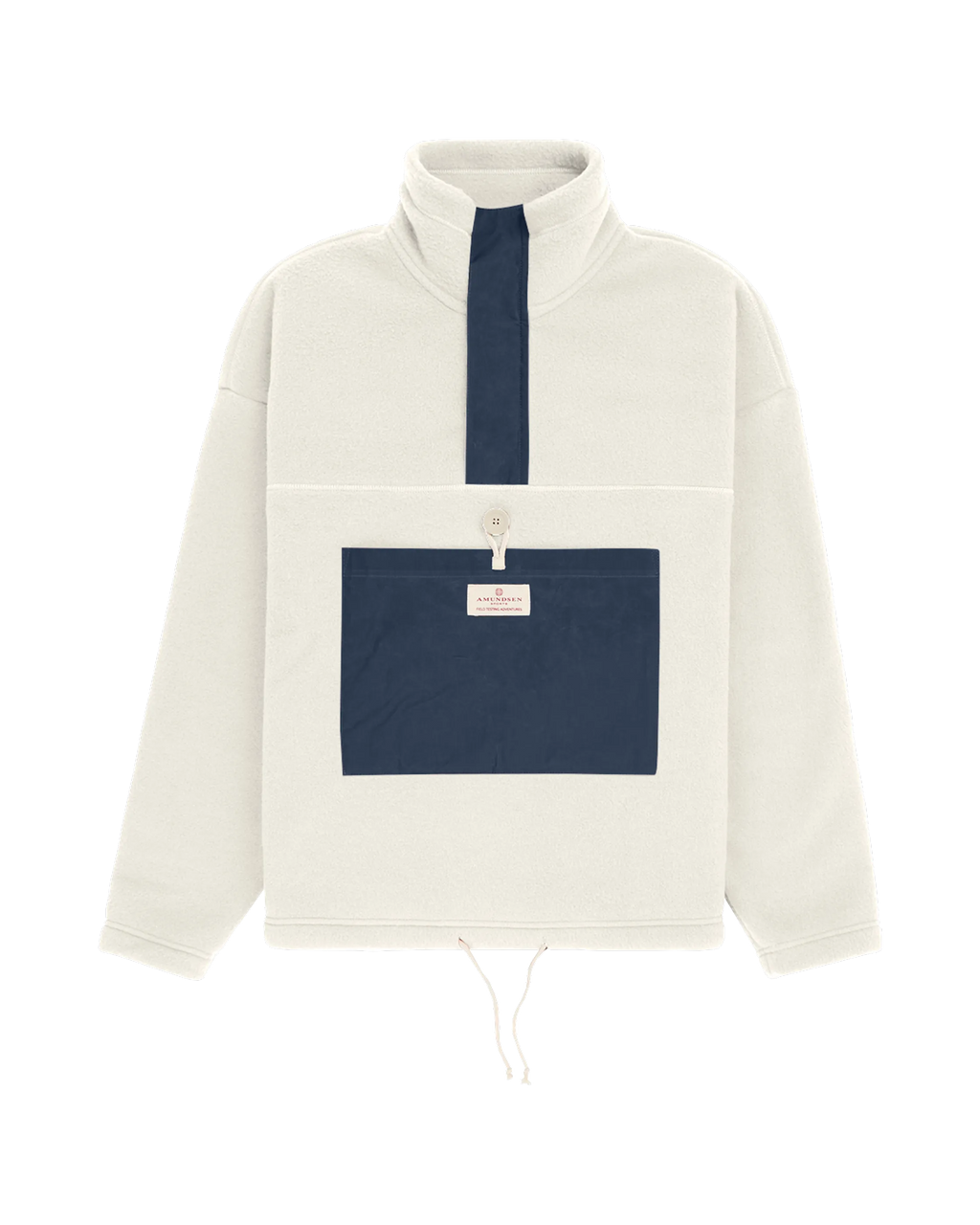 Amundsen V-Bond Waxed Fleece- Natural/Navy