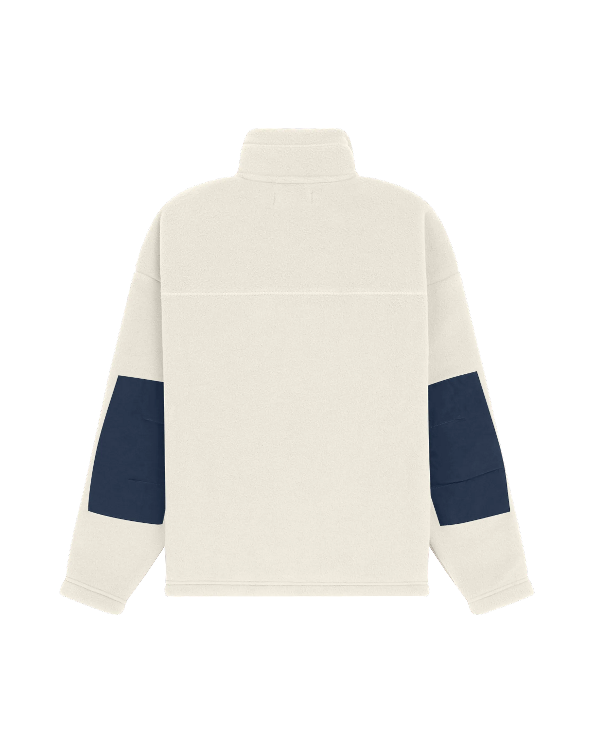 Amundsen V-Bond Waxed Fleece- Natural/Navy