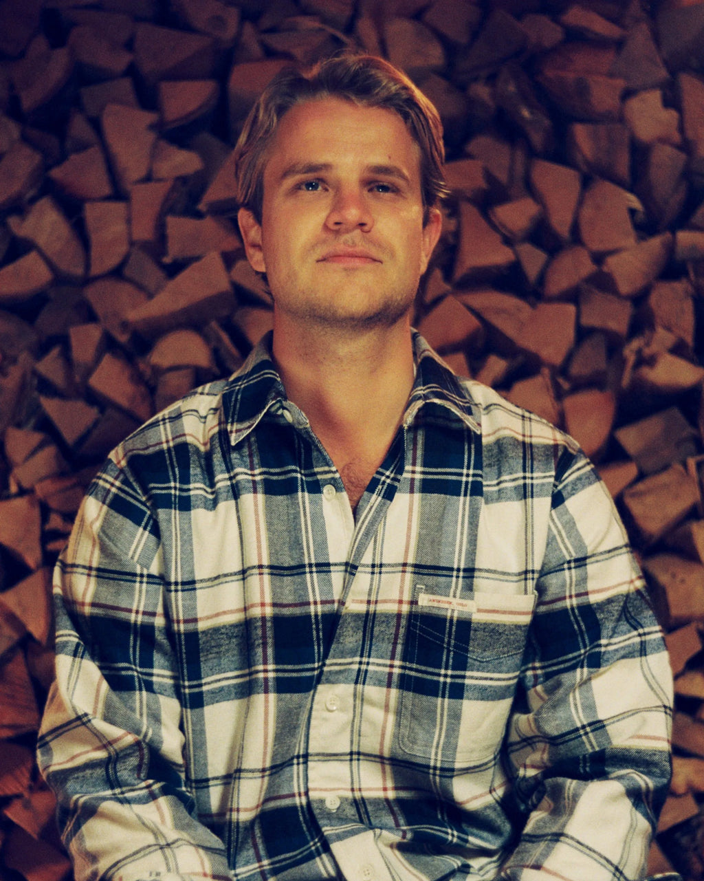 Amundsen Framhein Flannel Shirt Pattern- Faded Navy