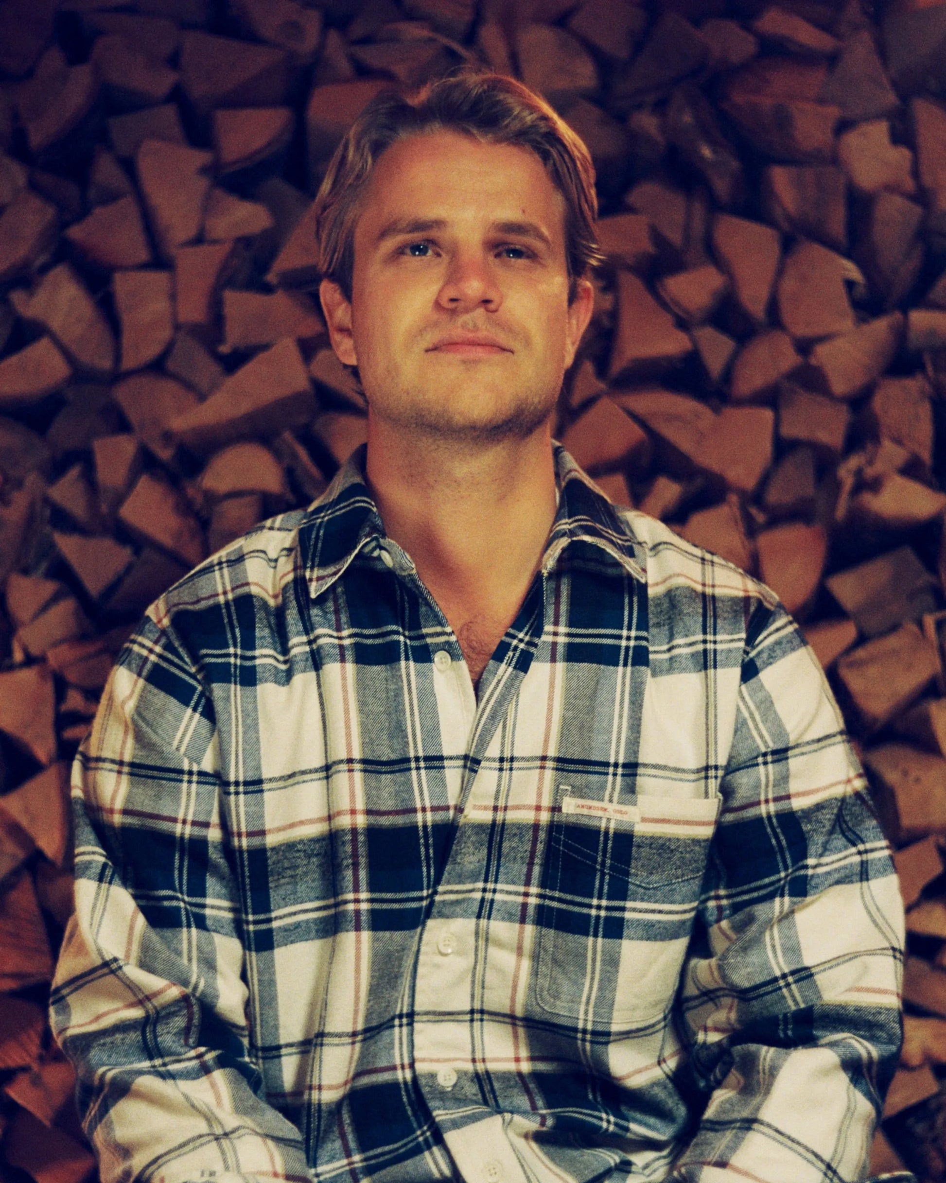 Amundsen Framhein Flannel Shirt Pattern- Faded Navy