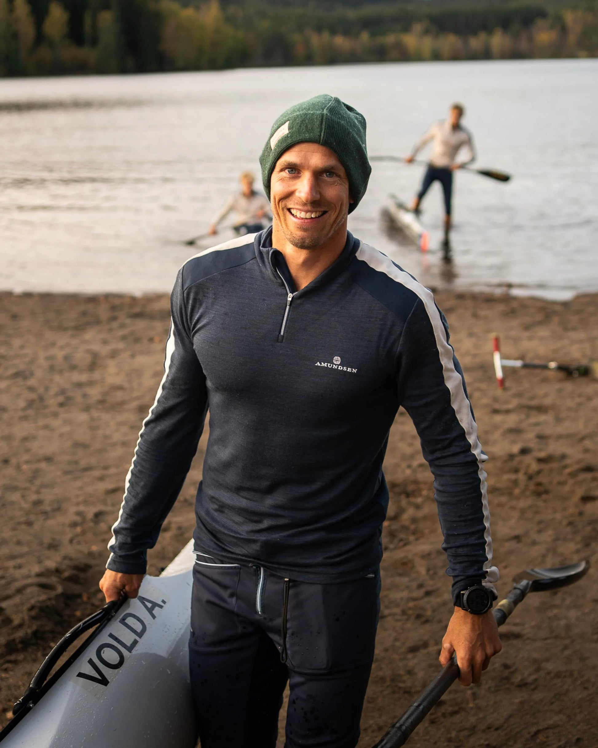 Amundsen 5mila Half Zip- Faded Navy
