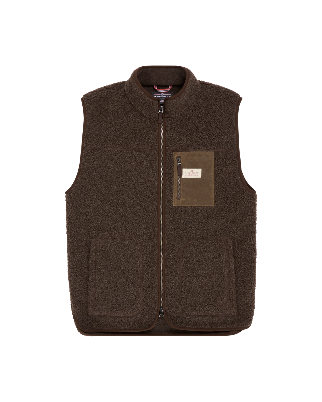 Amundsen Heroes Wool Fleece Vest- Cowboy