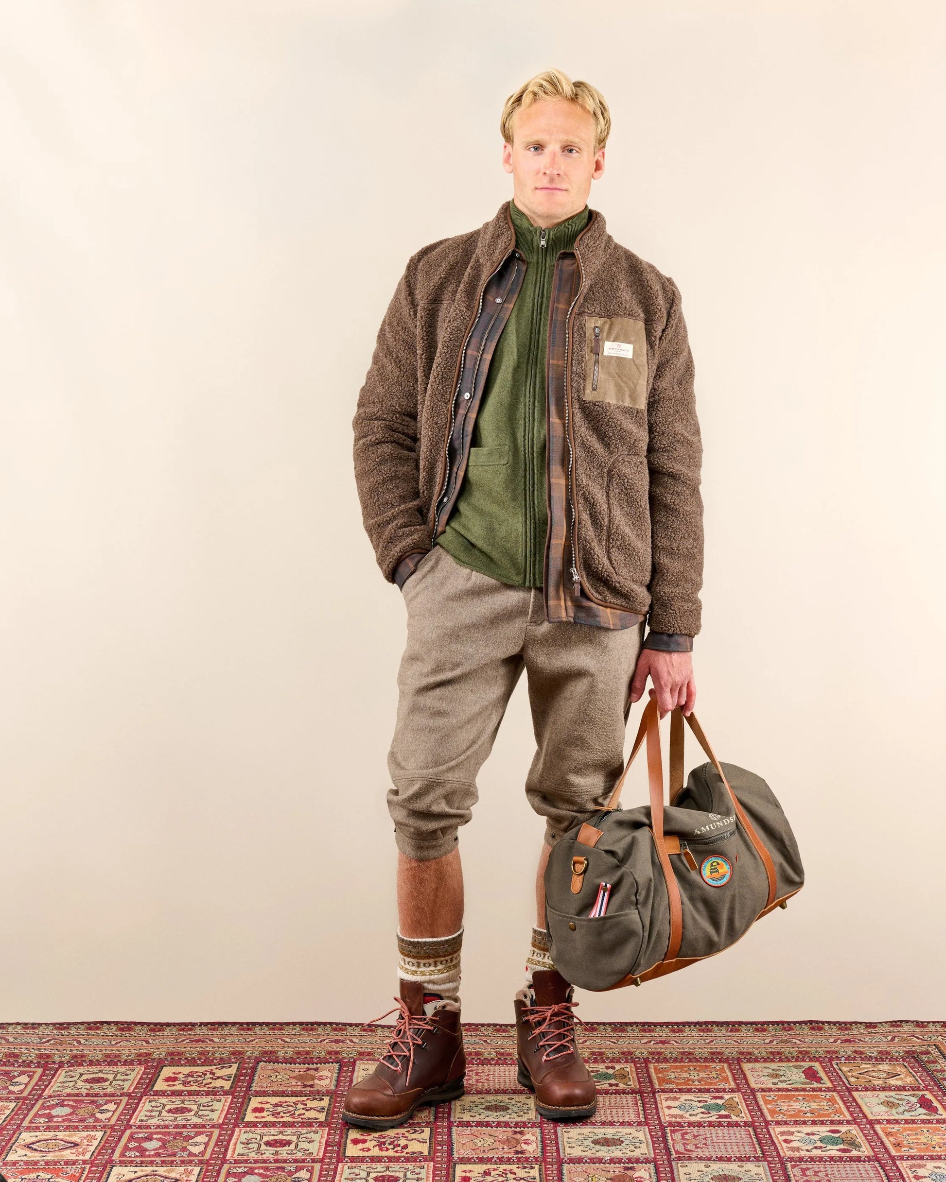 Amundsen Heroes Wool Fleece Jacket - Cowboy