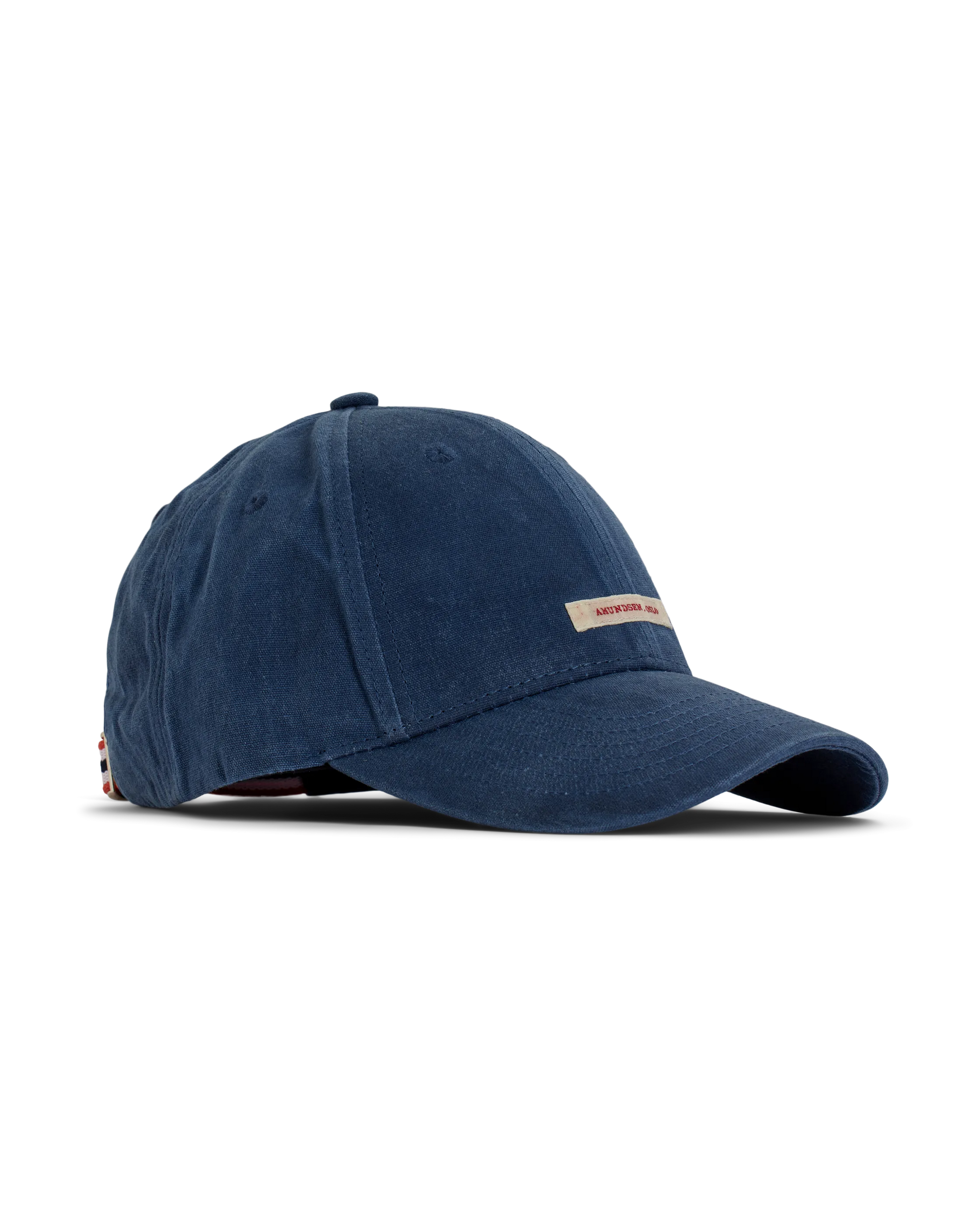 Amundsen Wax Cotton Cap - Faded Navy/Patch