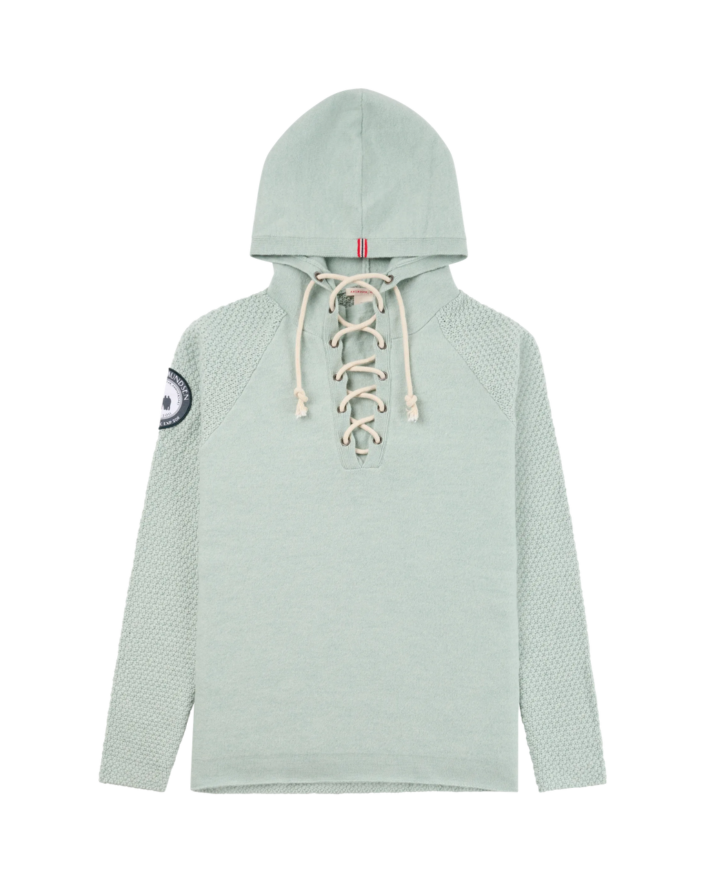 Amundsen Boiled Hoodie Laced - Faded Woad Green