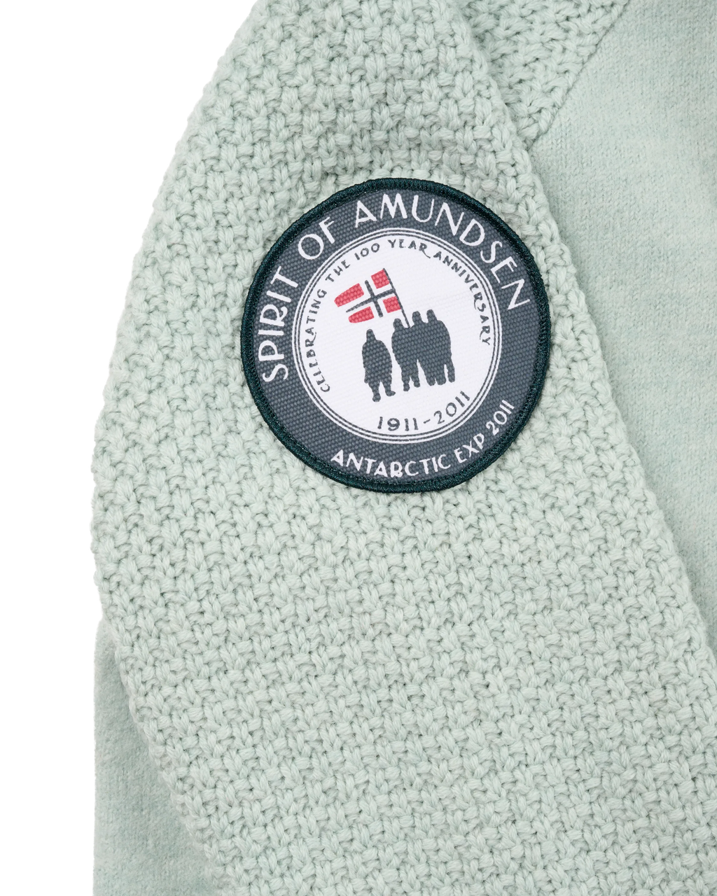 Amundsen Boiled Hoodie Laced - Faded Woad Green