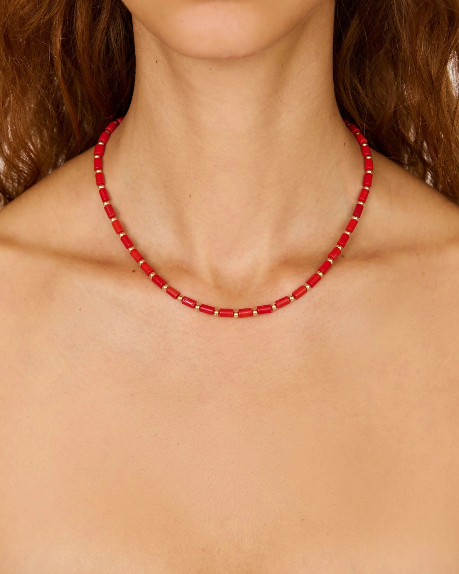 éliou Louka Necklace - Red