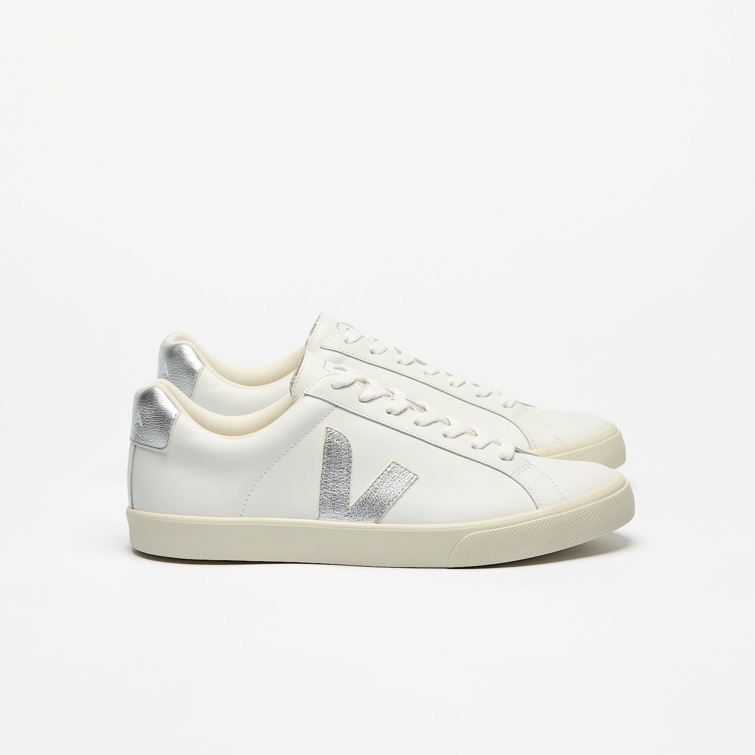 Veja Women's Esplar Leather White Silver