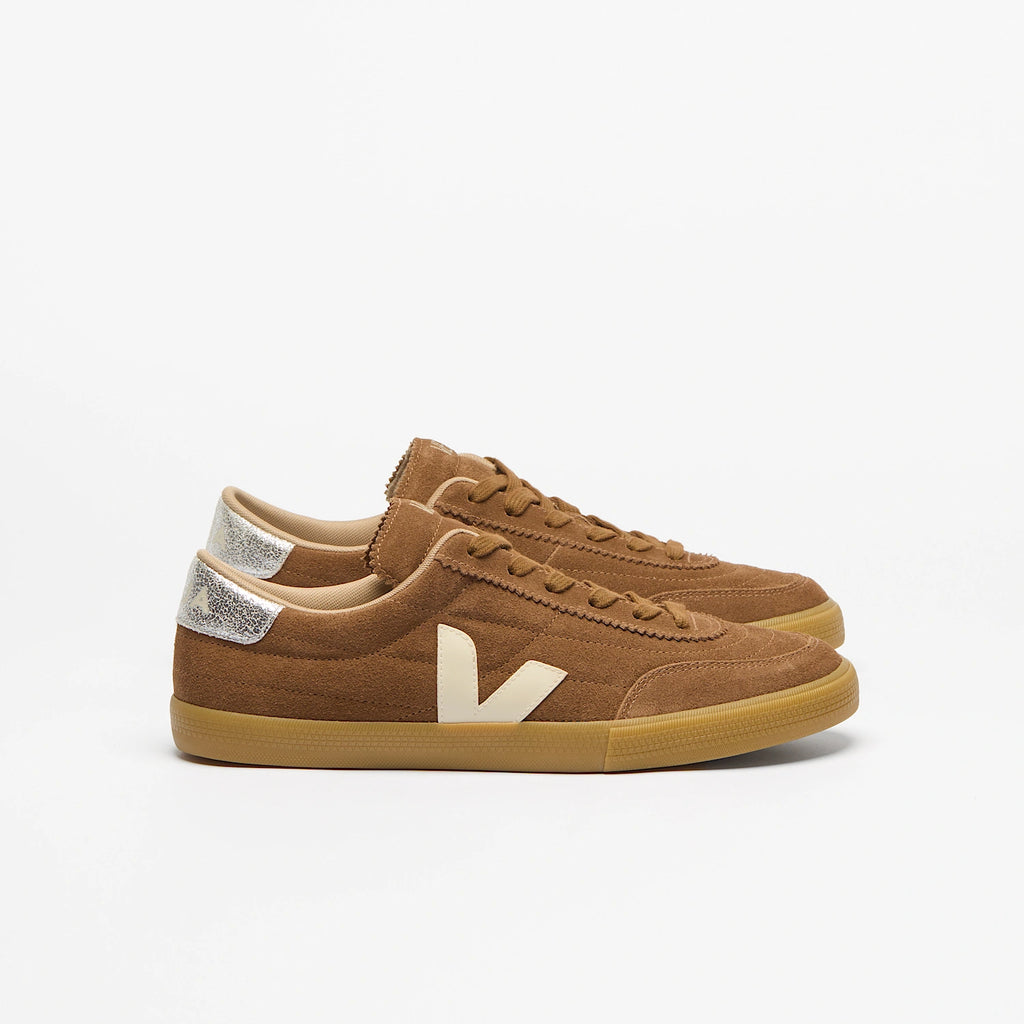 Veja Women's Panenka Suede Brown Pierre Silver