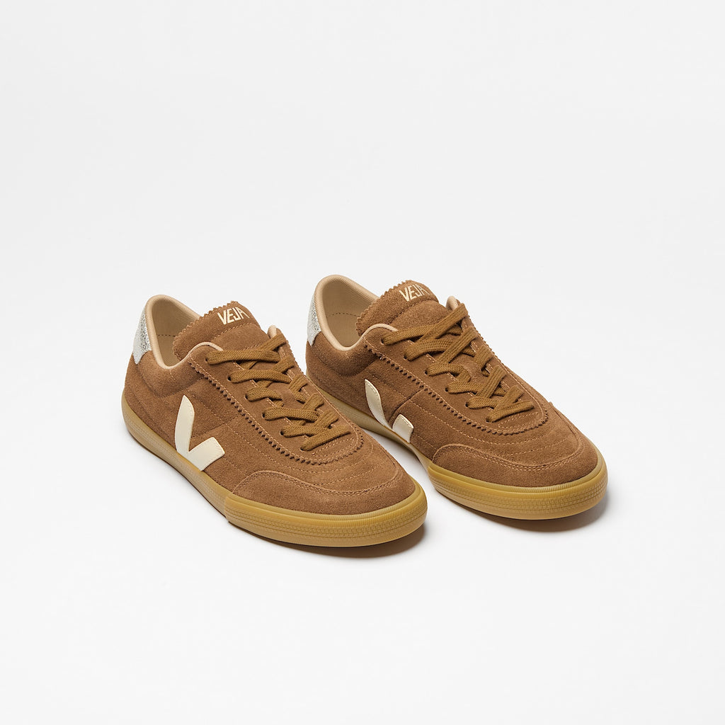 Veja Women's Panenka Suede Brown Pierre Silver