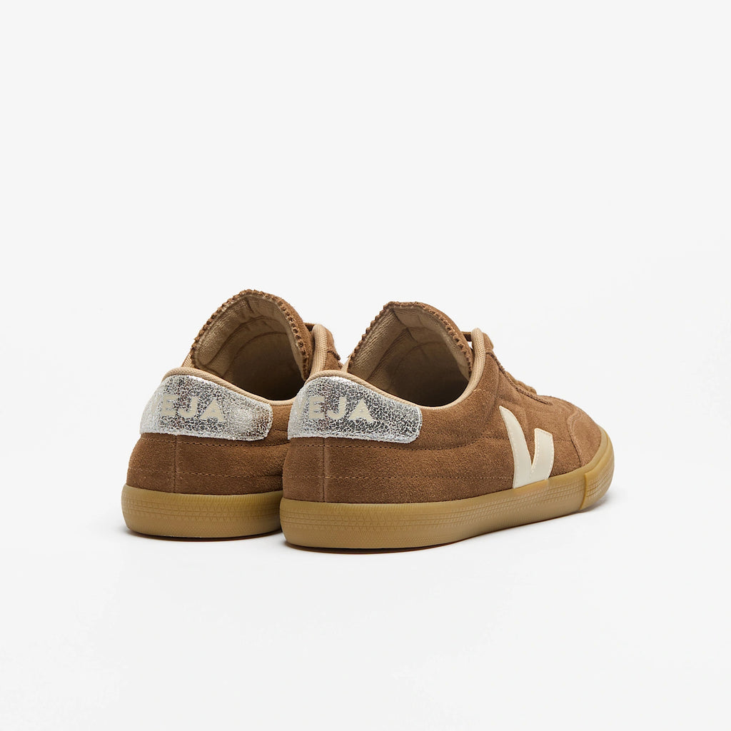Veja Women's Panenka Suede Brown Pierre Silver