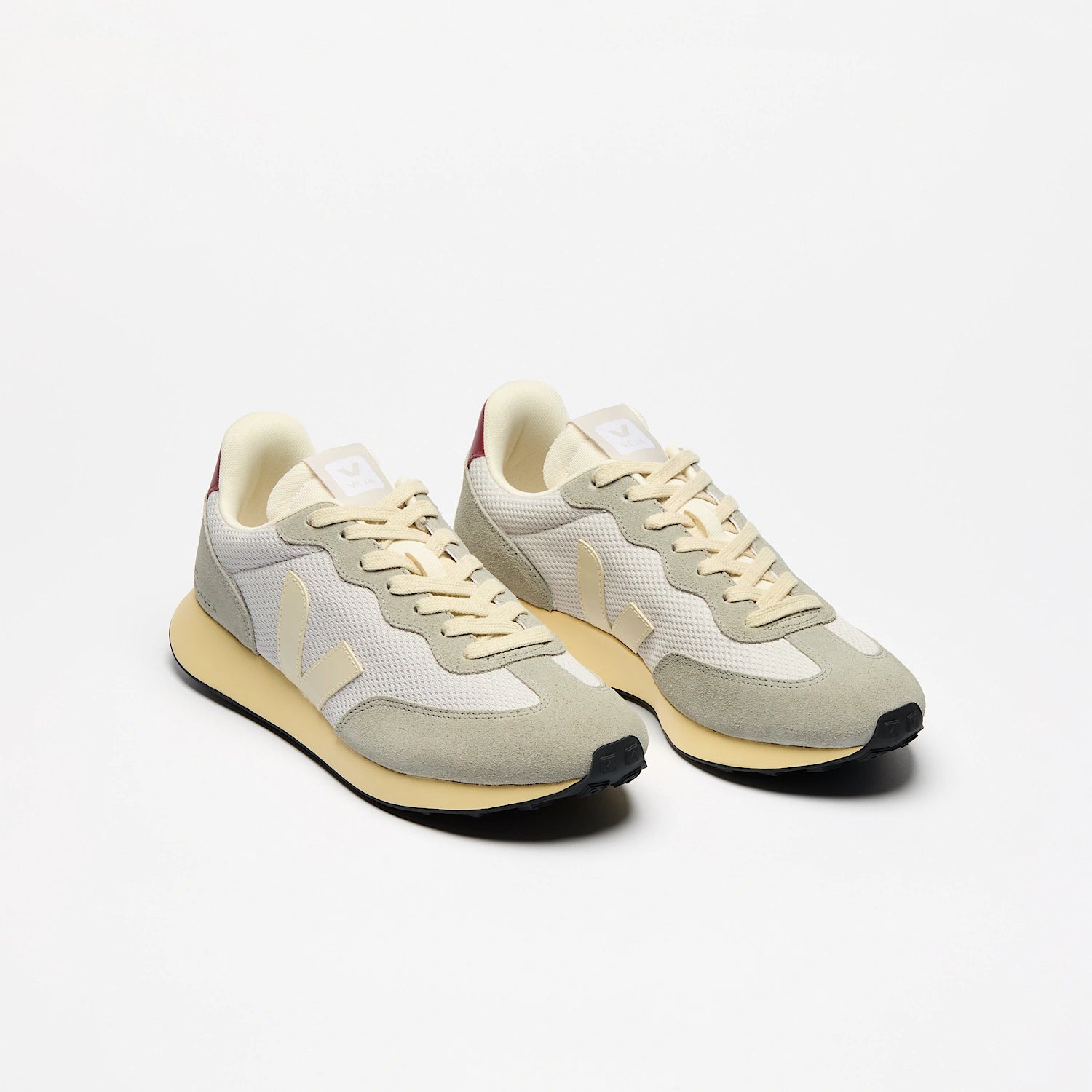 Veja Men's Rio Branco II Alveomesh Light Grey Pierre Marsala