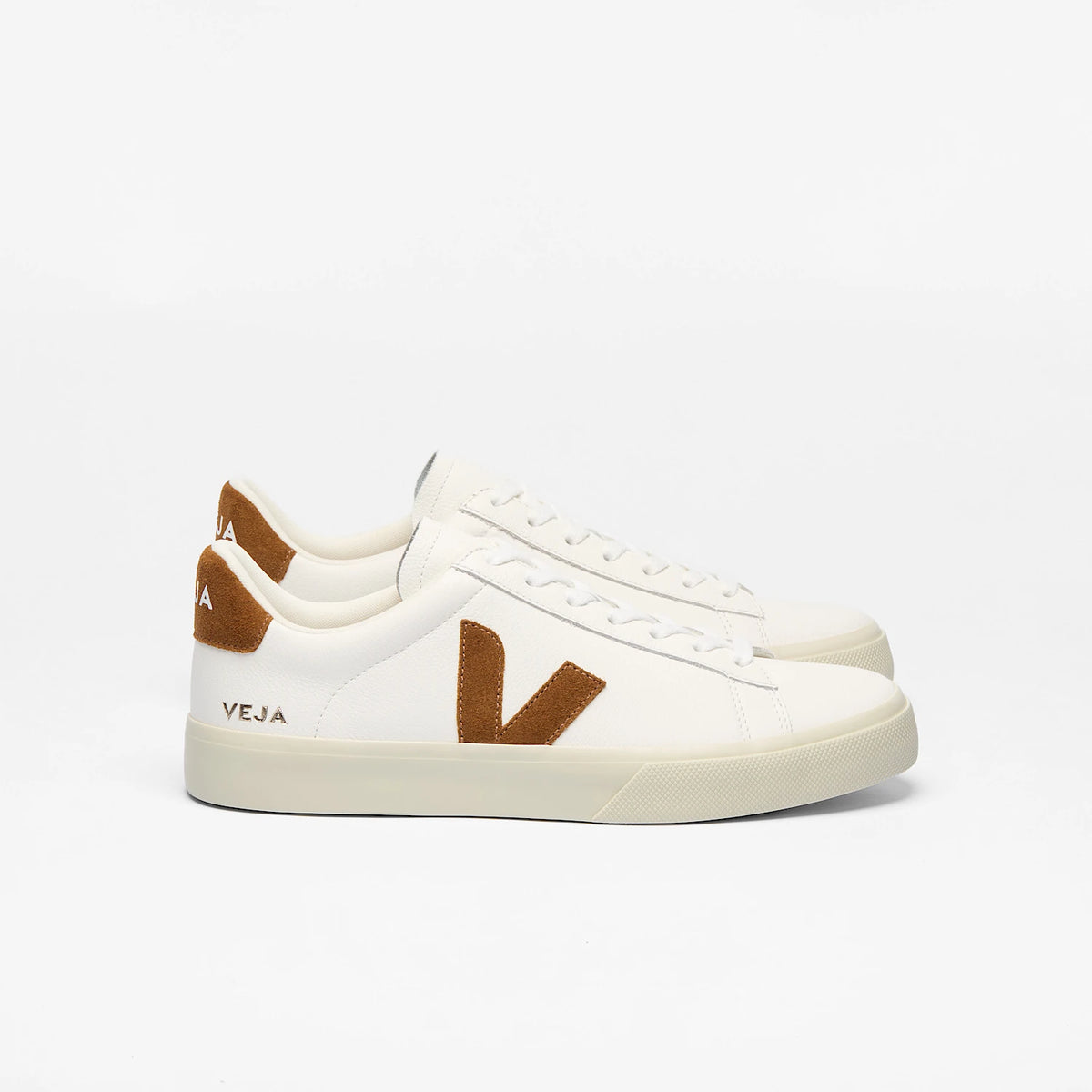 Veja Men's Campo Leather White/Cognac – Quattro Tizi