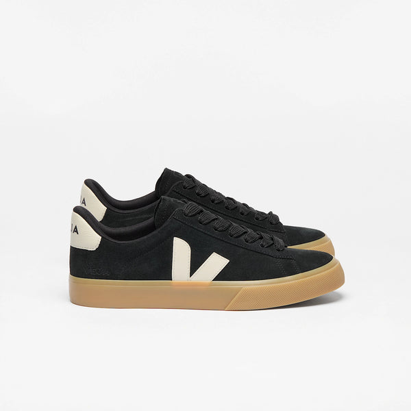 Veja Men's Campo Bold Suede Black Pierre