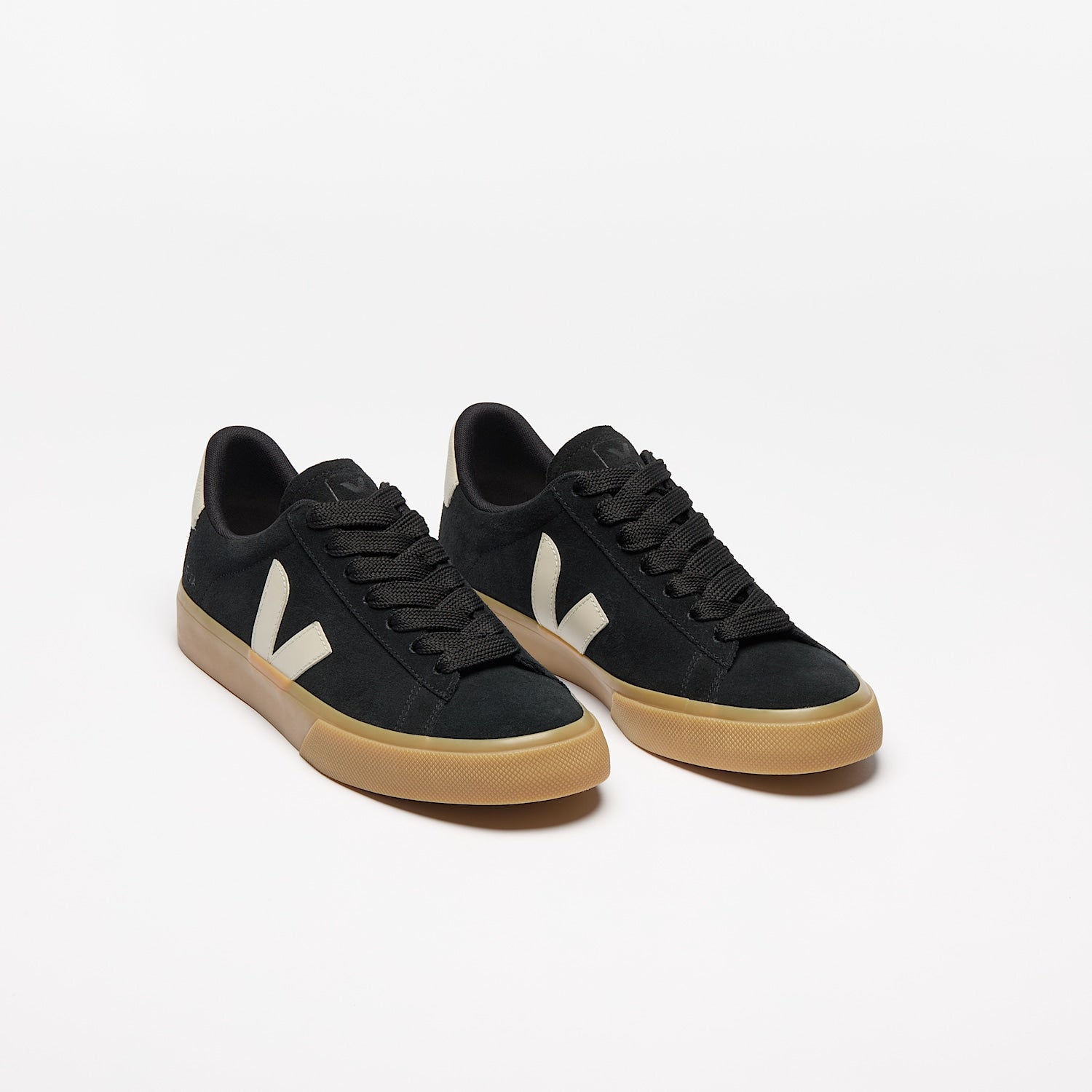 Veja Men's Campo Bold Suede Black Pierre