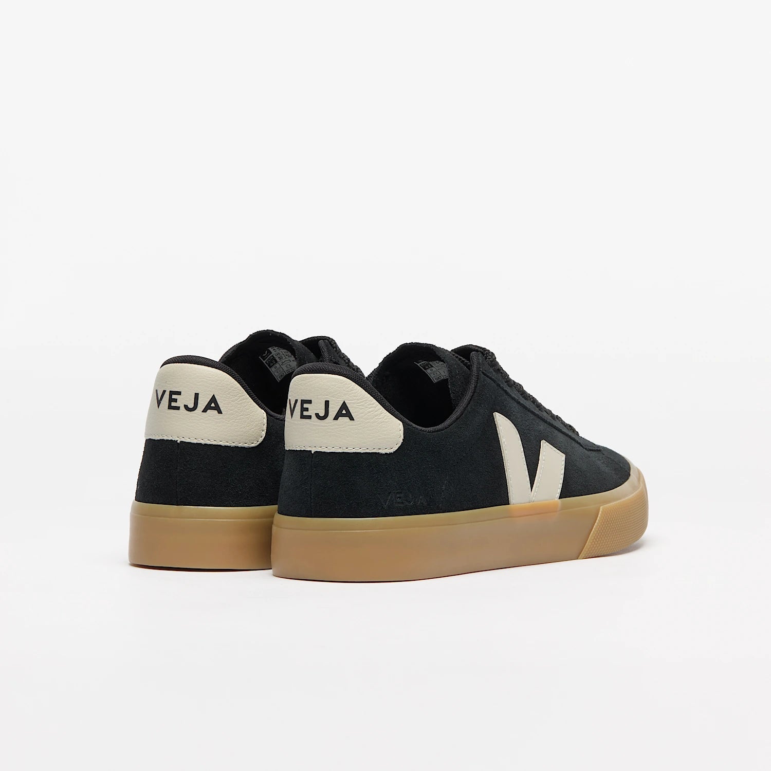 Veja Men's Campo Bold Suede Black Pierre