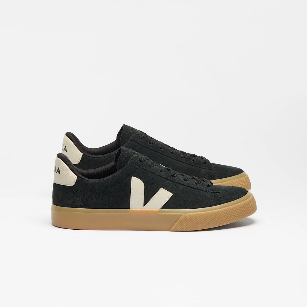 Veja Men's Campo Suede Black Pierre Natural
