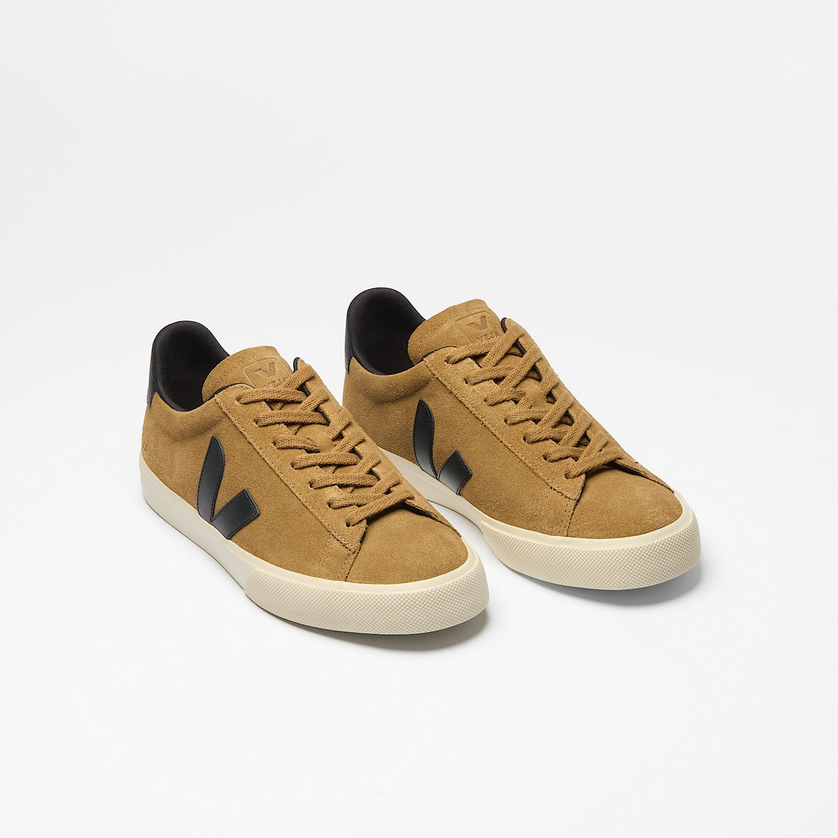 Veja Men's Campo Suede Tent Black Pierre
