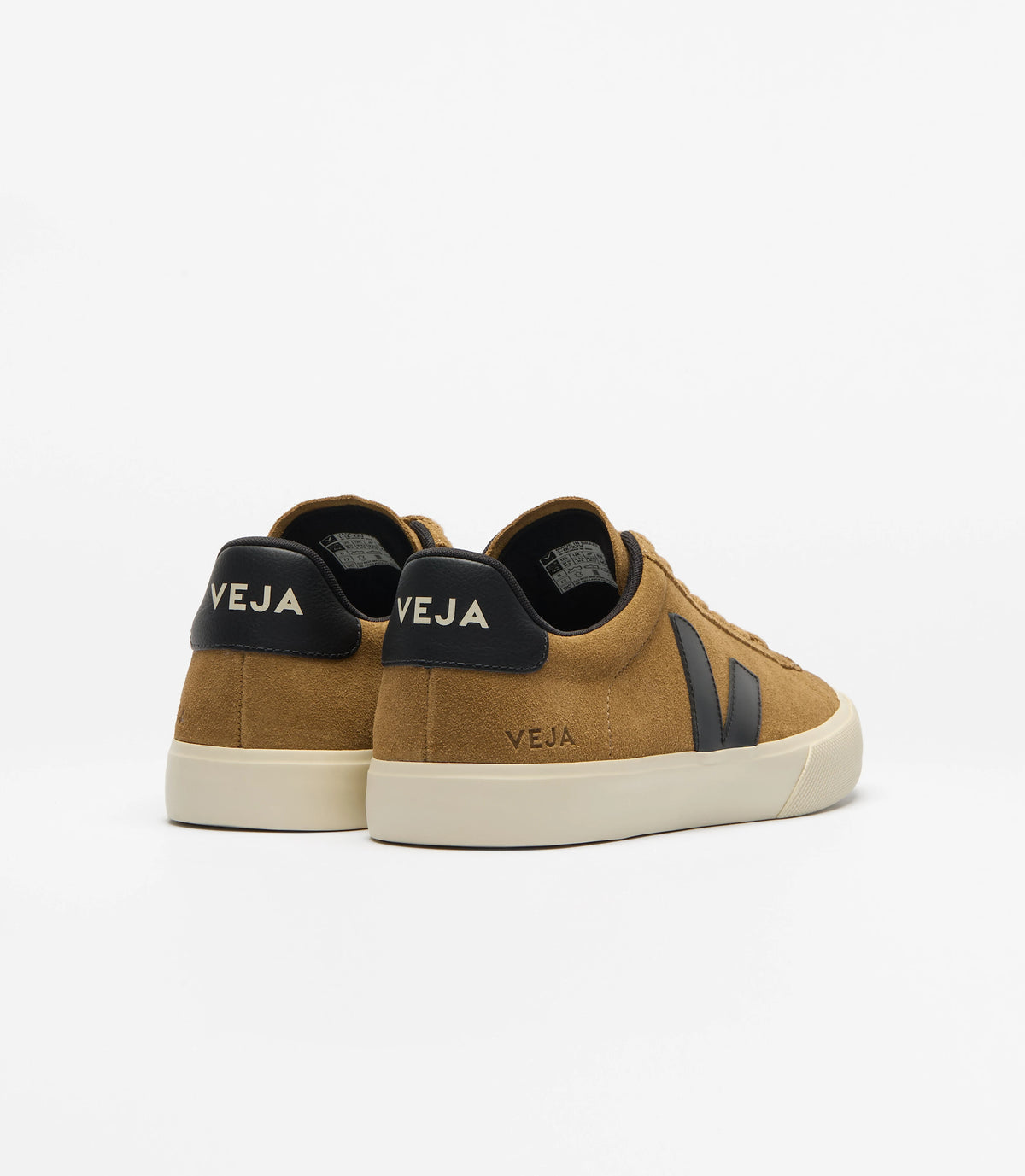 Veja Men's Campo Suede Tent Black Pierre