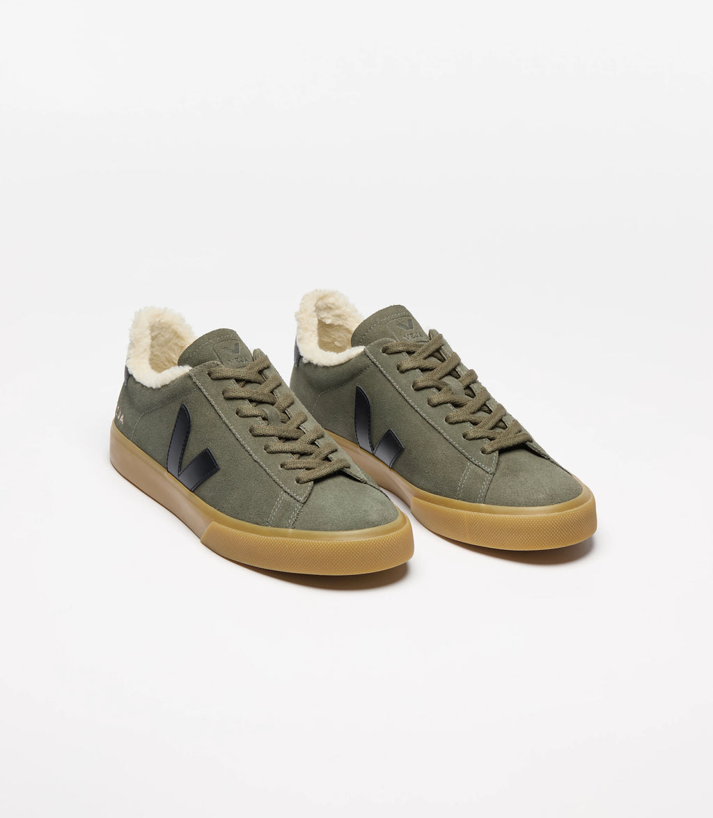 Veja Women's Campo Winter Suede Mud Black Natural