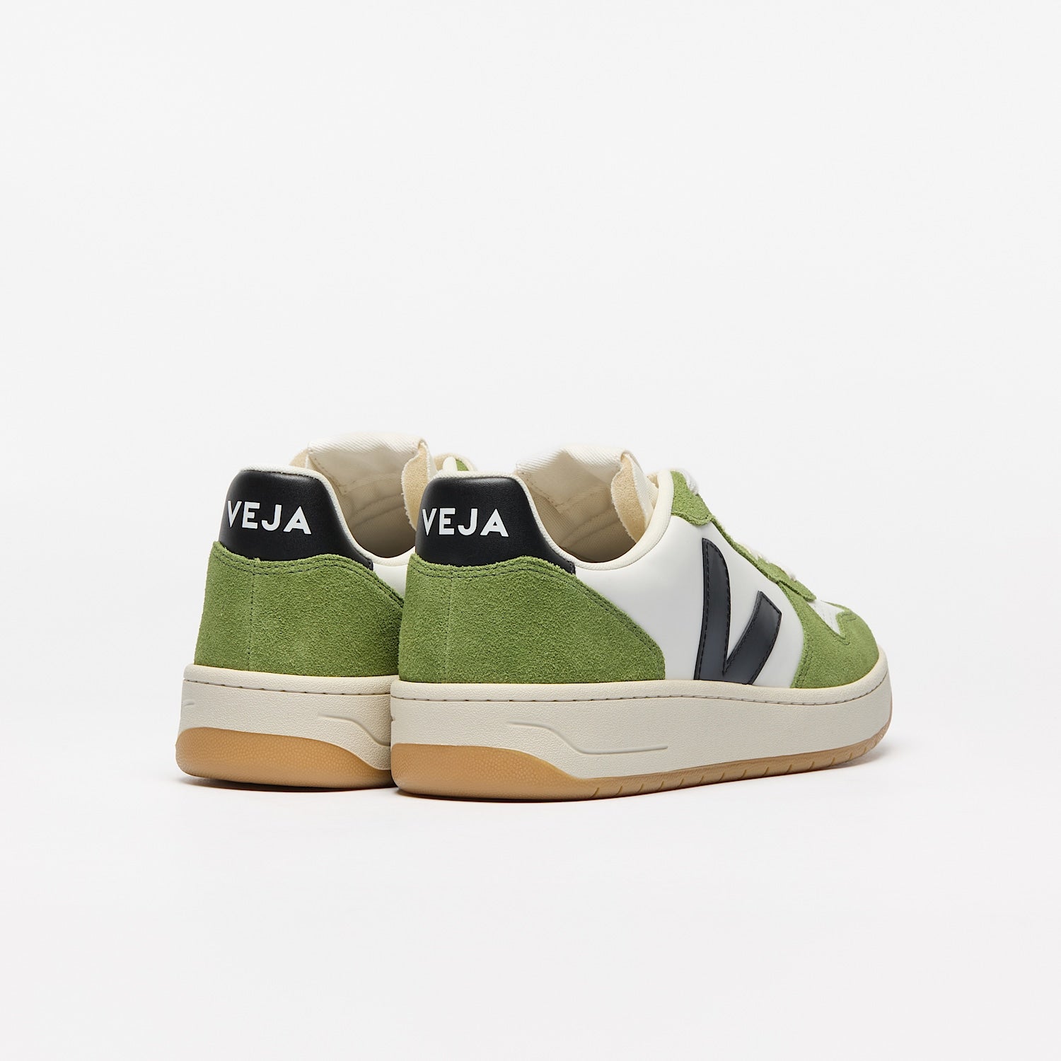 Veja Women's V-10 Leather White Black Kiwi