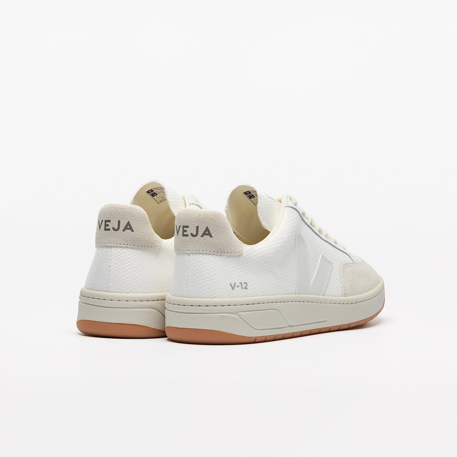 Veja Men's V-12 B-Mesh White Natural