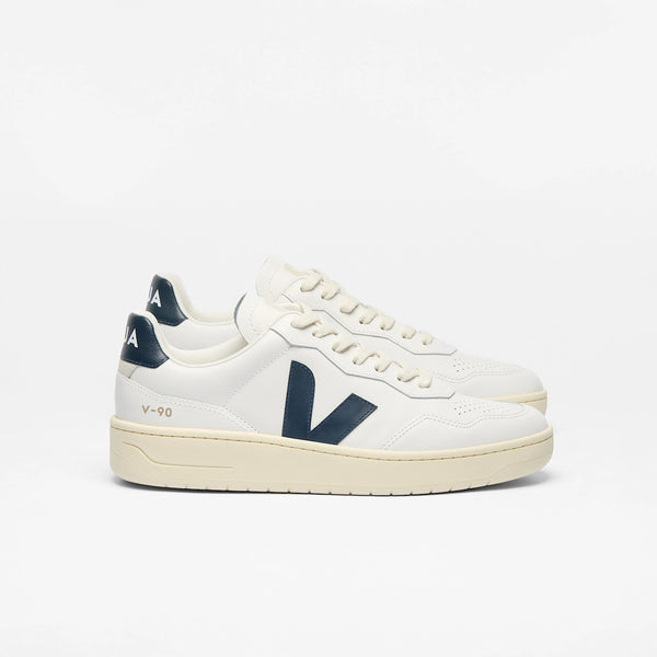 Veja Men's V-90 Leather White Nautico