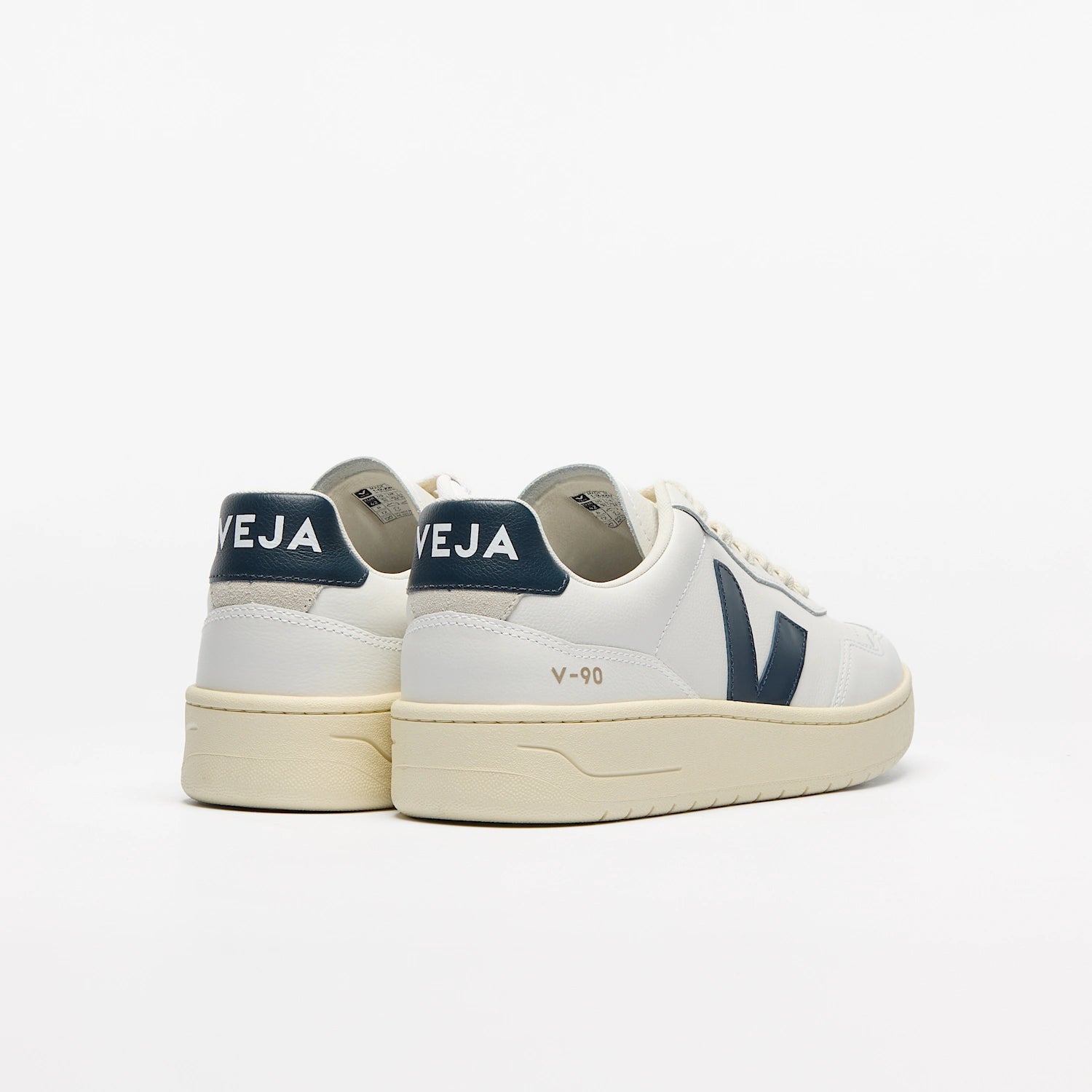 Veja Men's V-90 Leather White Nautico