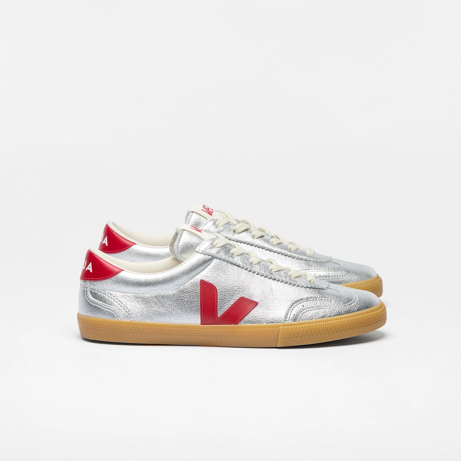 Veja Women's Volley Leather Silver Pepper