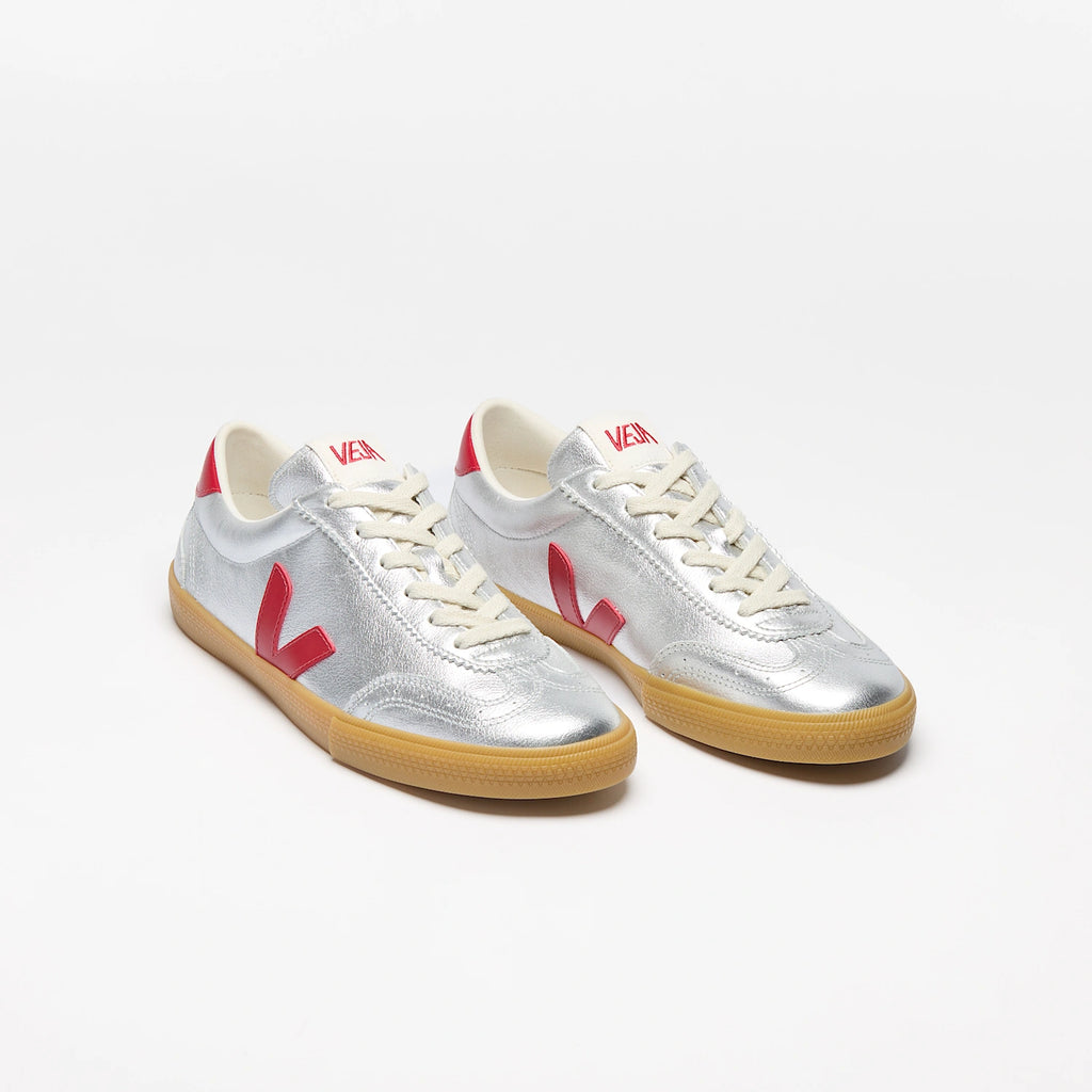 Veja Women's Volley Leather Silver Pepper