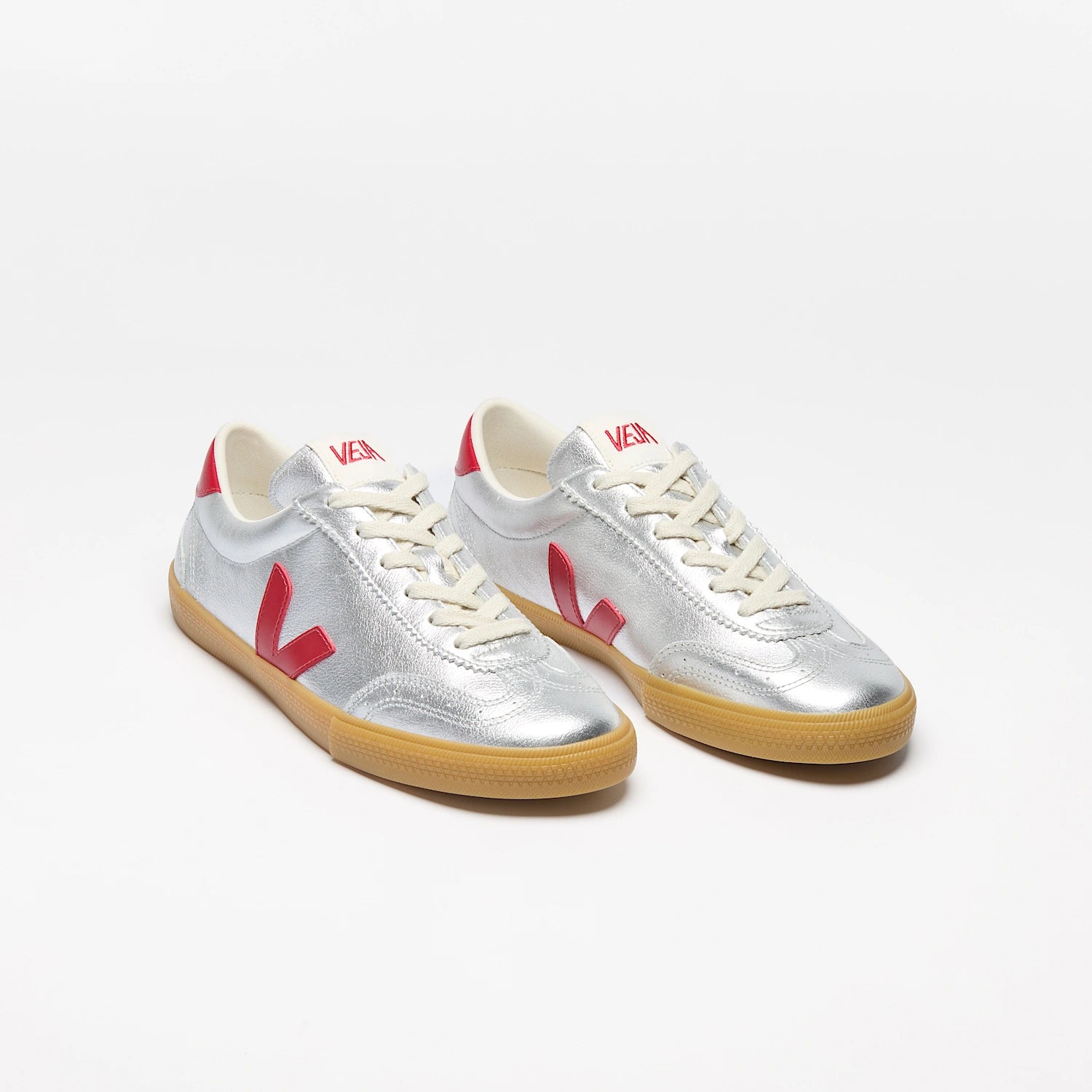 Veja Women's Volley Leather Silver Pepper