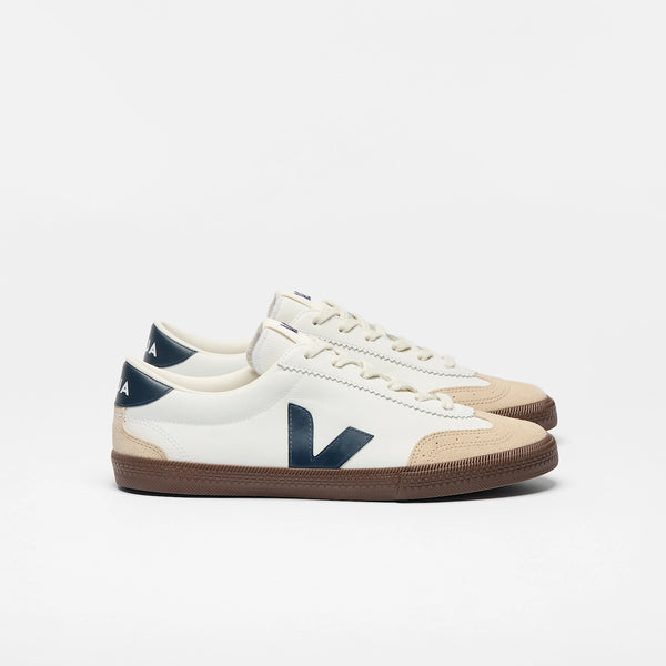 Veja Women's Volley Leather White Nautico Bark