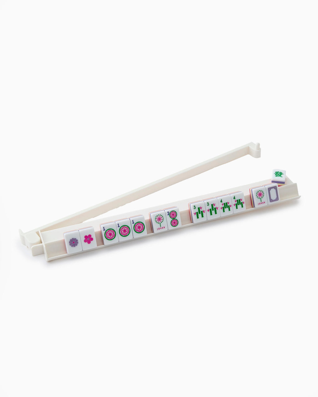 Oh My Mahjong White Acrylic Rack & Pusher Set