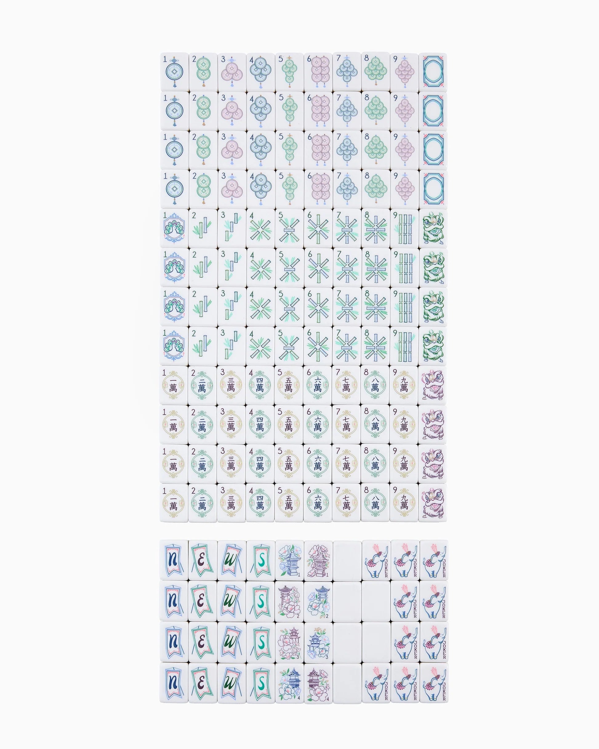 Oh My Mahjong Willow Tiles