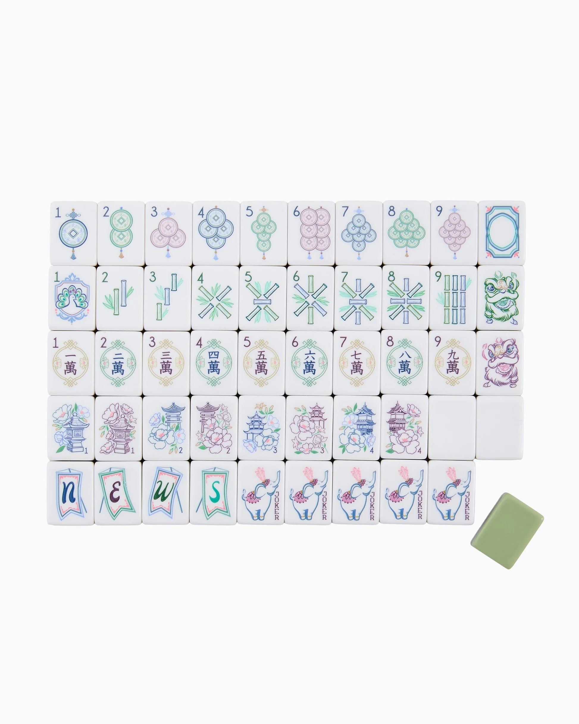 Oh My Mahjong Willow Tiles