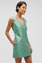 Oroton Embellished Shift Dress - Mint Leaf