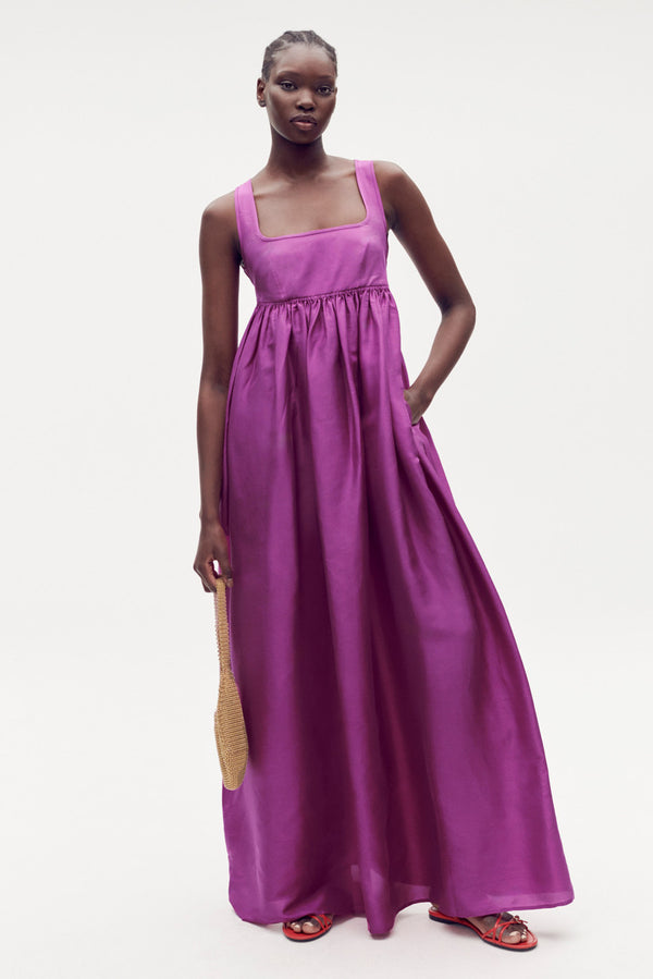 Oroton Strappy Sundress  - Magenta