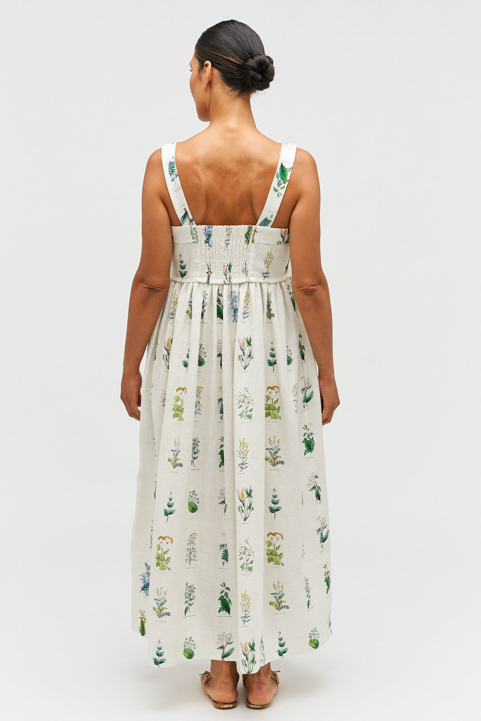 Oroton Greenhouse Floral Sundress - Mist