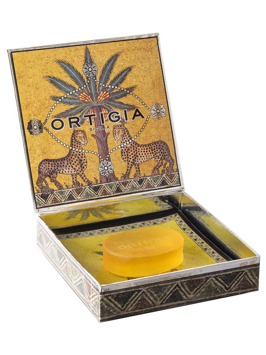 Ortigia Zagara Glass Plate & Soap