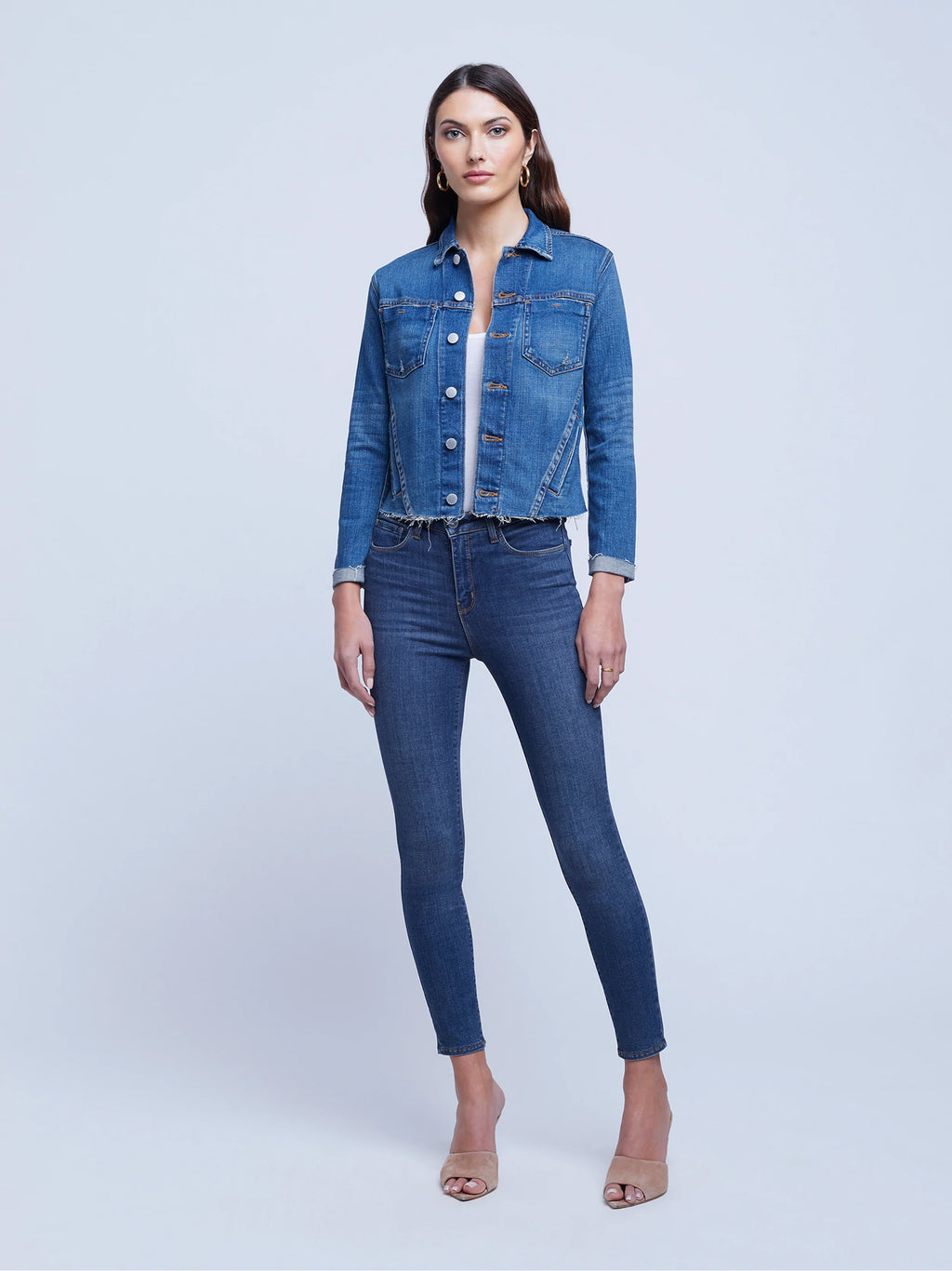 L'Agence Janelle Slim Raw Jacket - Authentique