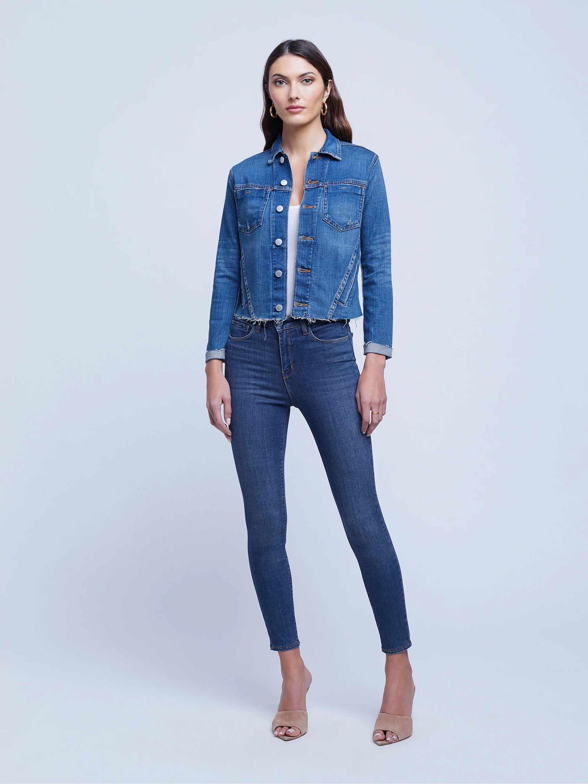 L'Agence Janelle Slim Raw Jacket - Authentique