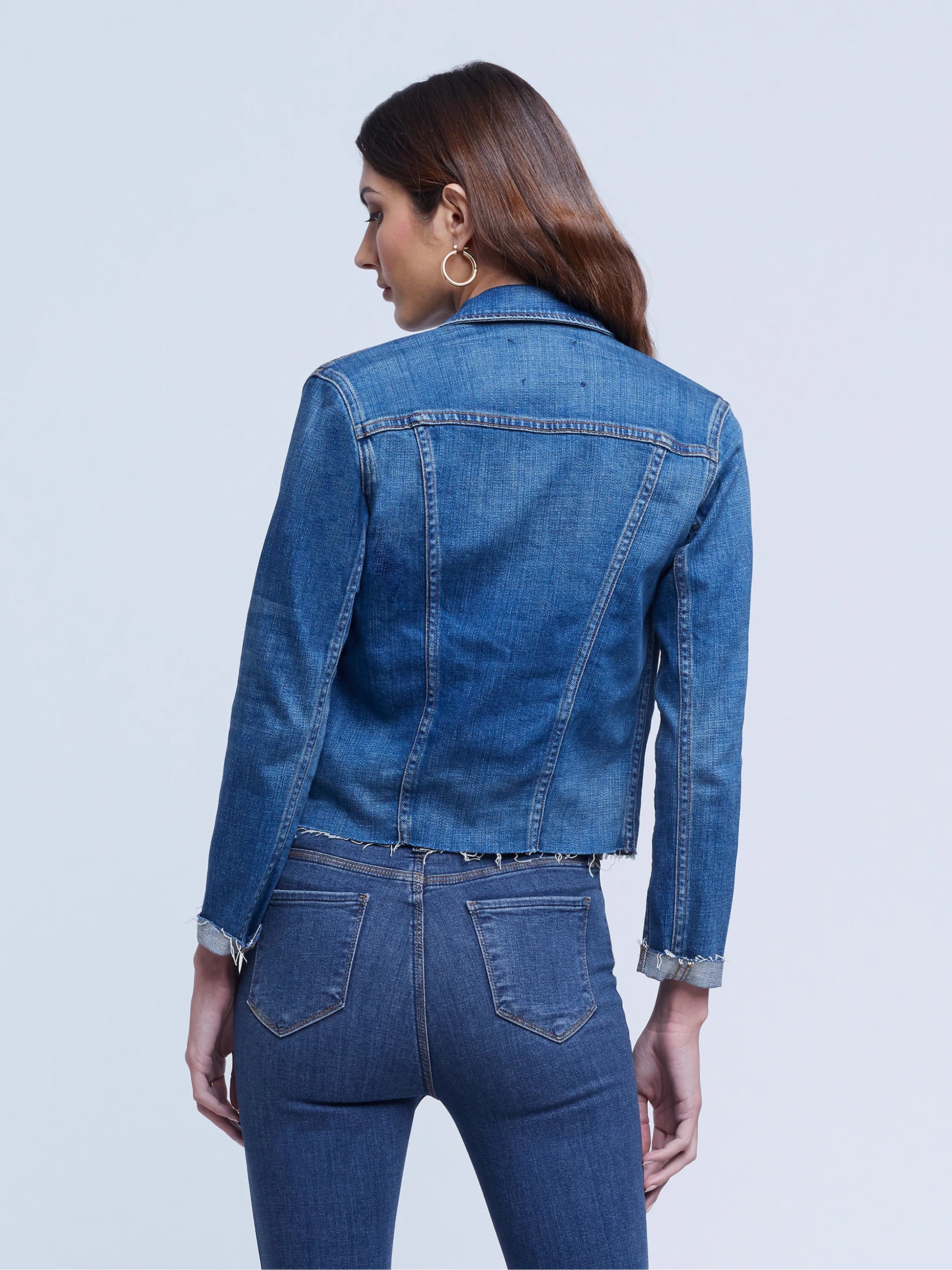 L'Agence Janelle Slim Raw Jacket - Authentique