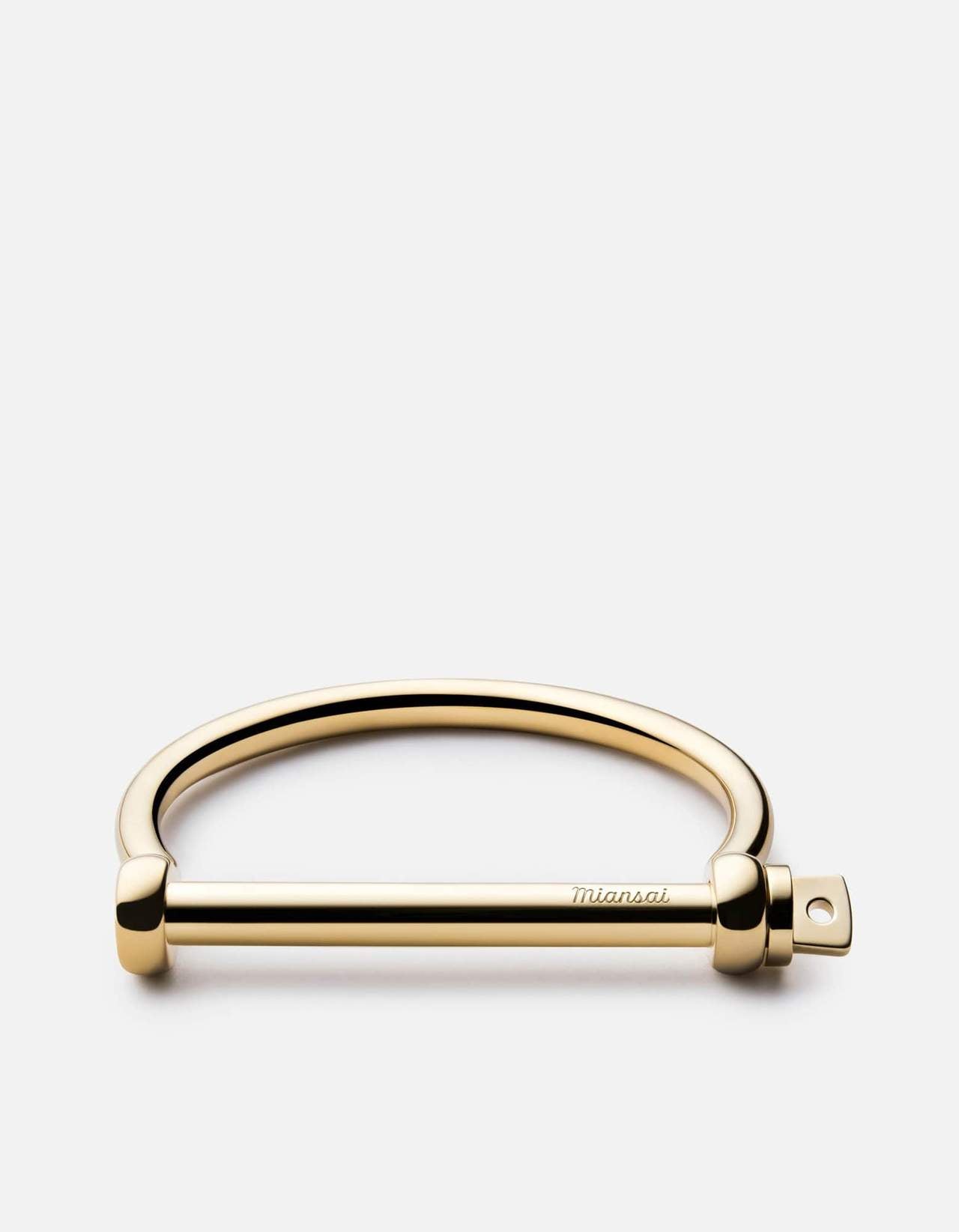 Miansai Thick Gold Screw Cuff