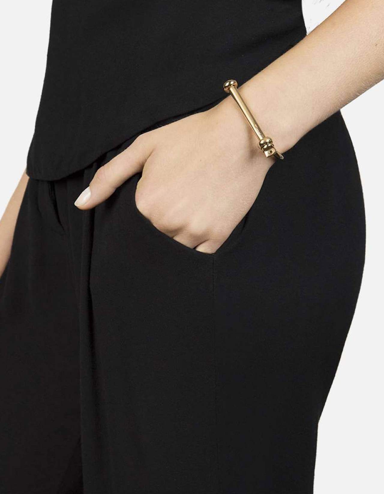 Miansai Thick Gold Screw Cuff