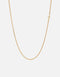 1.8mm Rope Chain Necklace, Gold Vermeil 18inch