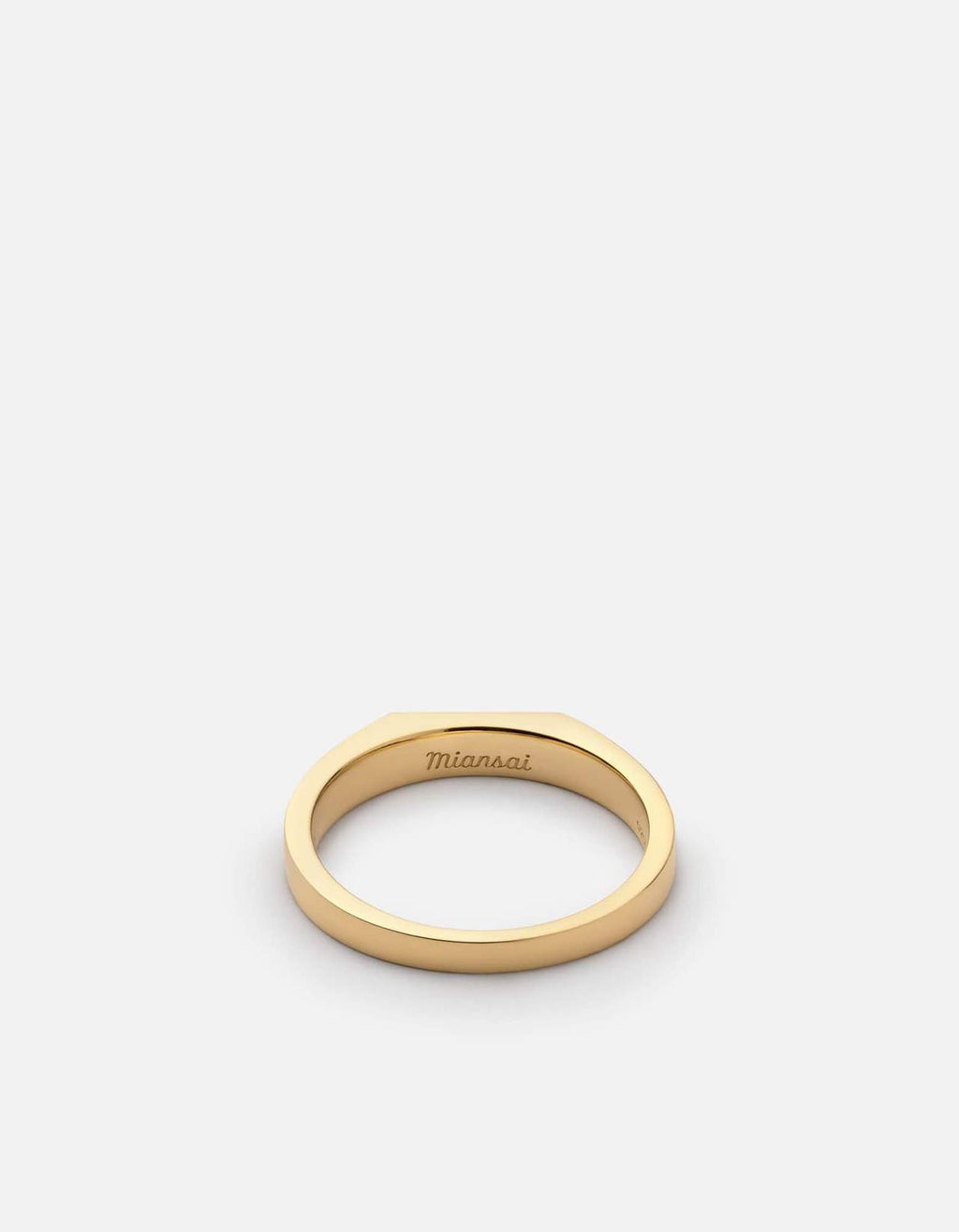 Miansai Gold Vermeil Slim Geo Ring