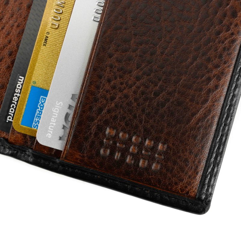 Moore & Giles Tri-Fold Wallet - Brompton Brown