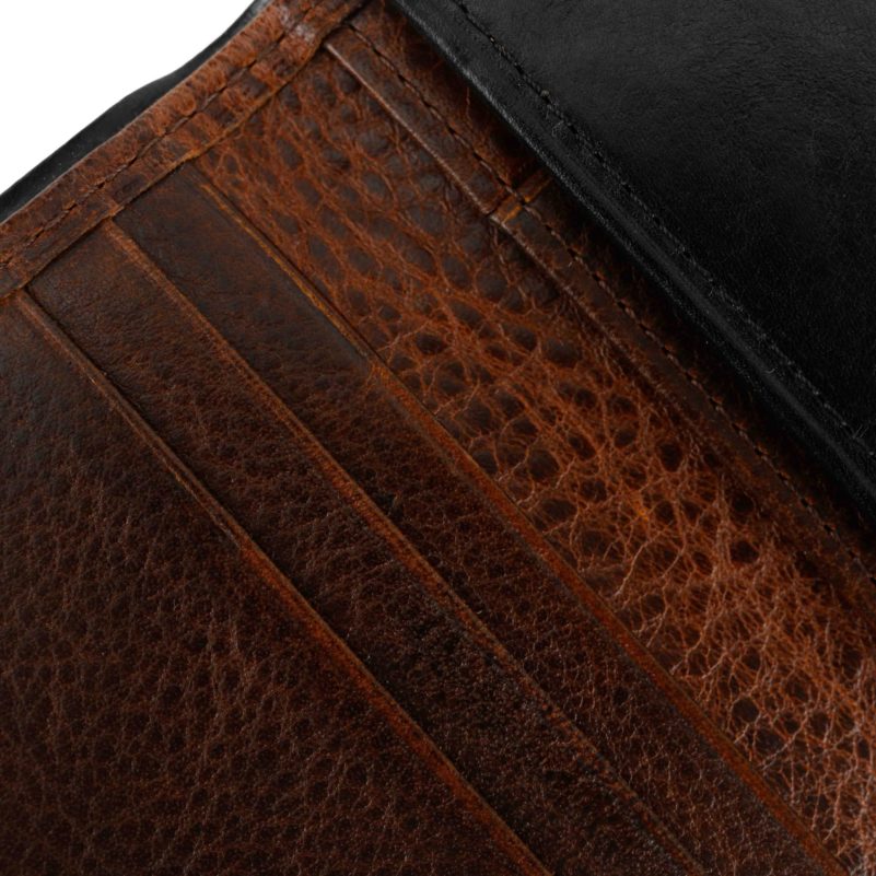 Moore & Giles Tri-Fold Wallet - Brompton Brown