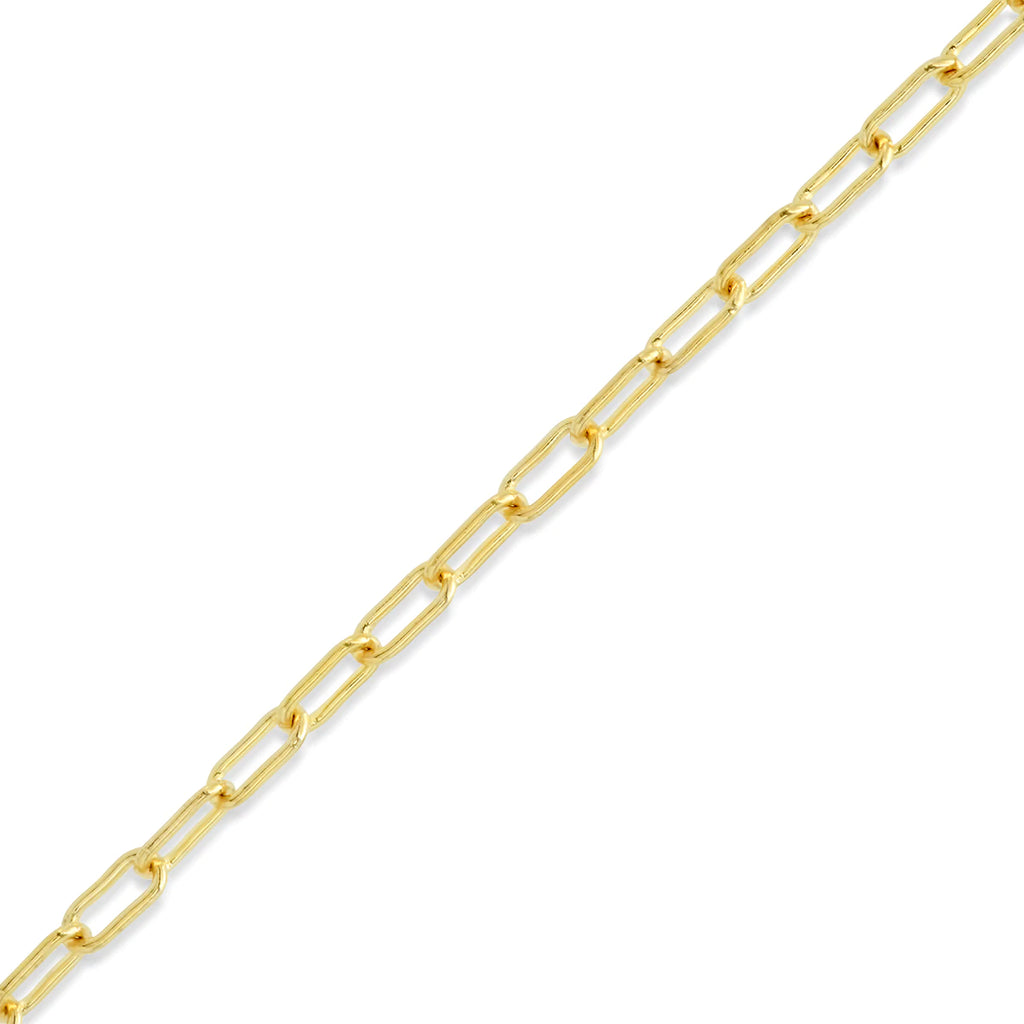 Eriness Gold Paperclip Necklace